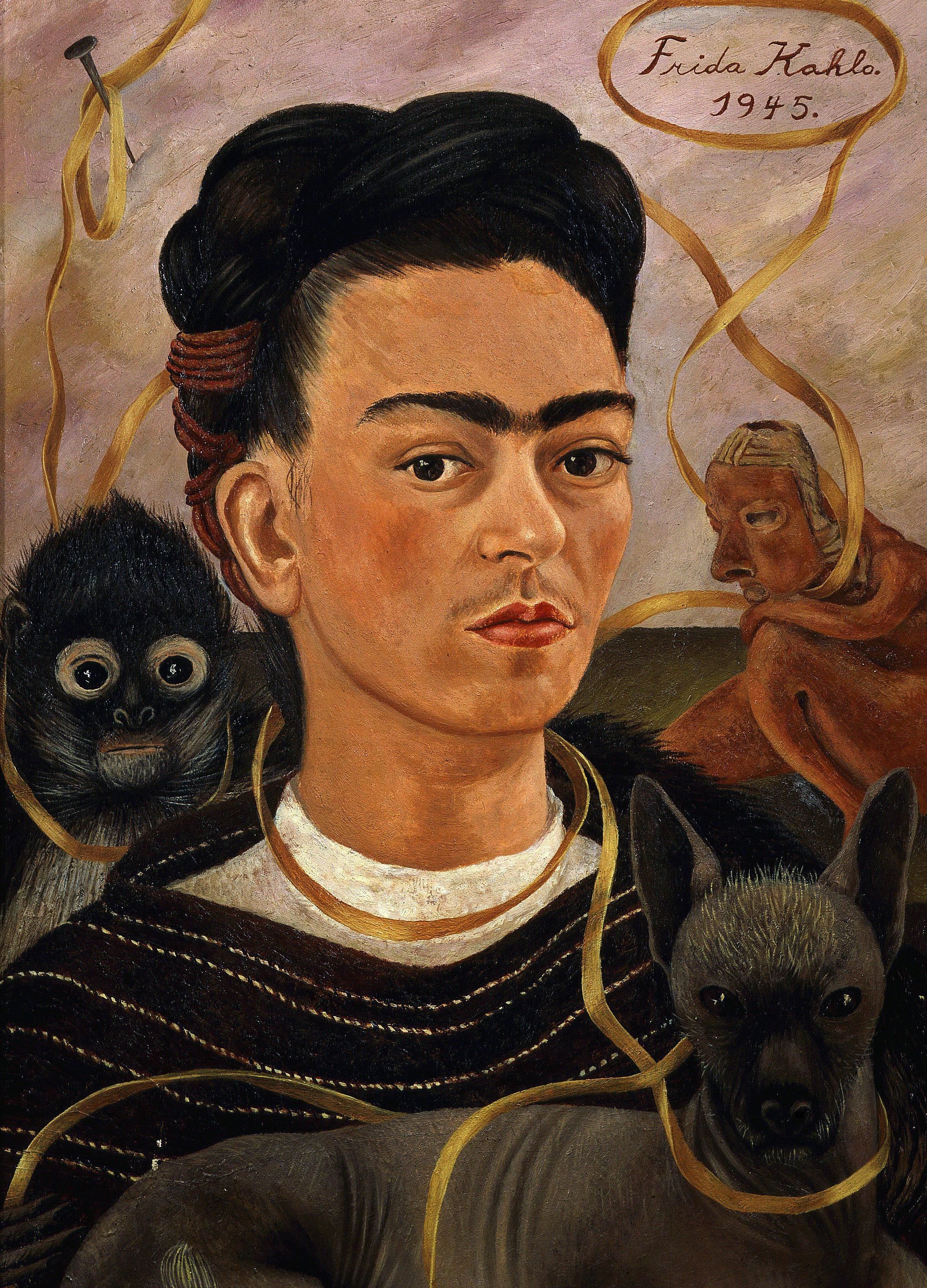 Автопортрет с масками. Автопортрет с обезьянками. Автопортрет с обезьянкой 1945. Автопортрет с обезьянками. Автопортрет с обезьянками.