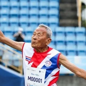 105-летний атлет выиграл четыре золотые медали на Всемирных играх мастеров