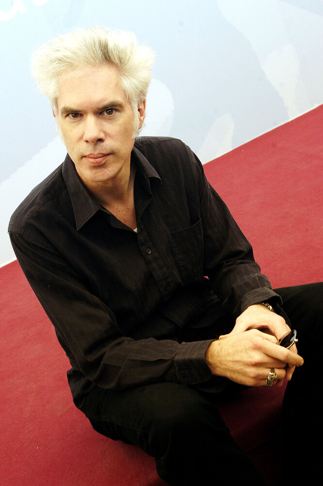 VENICE, ITALY — SEPTEMBER 5: American Director Jim Jarmusch poses during a photocall at the 60th Venice Film Festival September 5, 2003 in Venice, Italy. Jarmusch is presenting his new film «Coffee and Cigarettes» out of competition at the Venice Film Festival. (Photo by )
