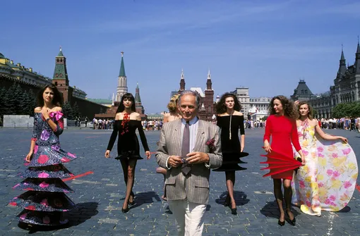 Пьер Карден на Красной площади, 1986