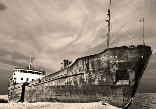 Компьютерная реконструкция того, как мог бы выглядеть SS Ourang Medan