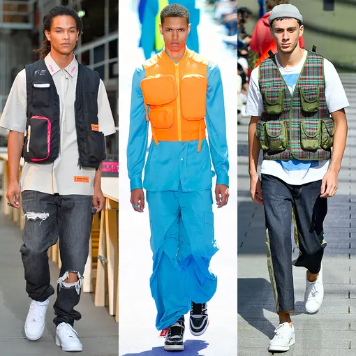 Heron Preston, Louis Vuitton, Junya Watanabe весна-лето 2019