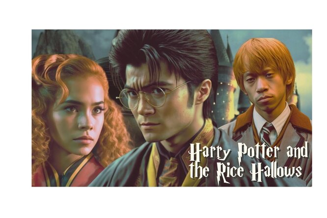 «Гарри Поттер и рисовые дары»: нейросеть перенесла героев книг о волшебнике в фильмы 80-х про якудза