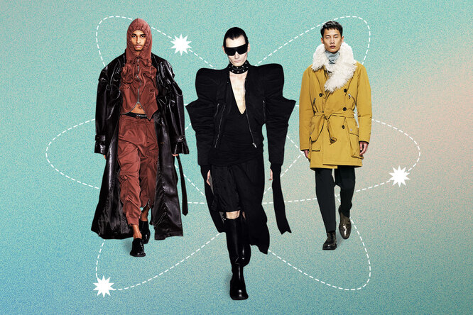 Кейпы, большие шубы и трогательная обувь: главные тенденции мужской моды сезона осень–зима 2022
