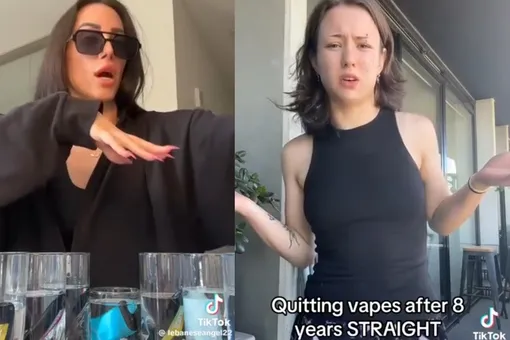 Тренды TikTok против никотина. Зумеры бросают вейпы и собирают миллионы просмотров Тренды TikTok против никотина. Зумеры бросают вейпы и собирают миллионы просмотров