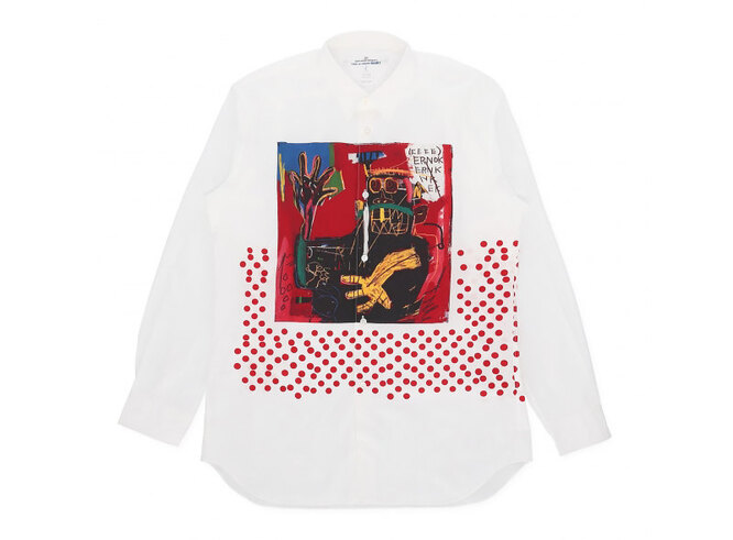 Cdg deals shirt basquiat