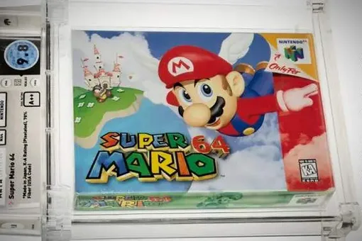 Картридж с игрой Super Mario 64 продали за $1,56 млн