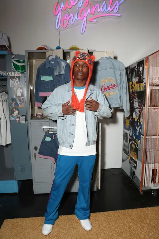 A$AP Rocky на презентации своей коллаборации с Guess