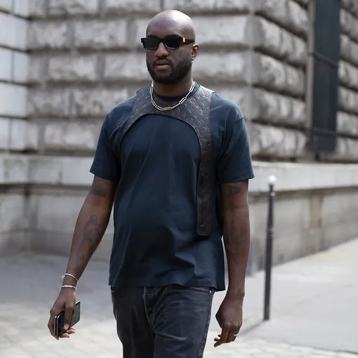 Вирджил Абло на Неделе мужской моды в Париже, июль 2018 Вирджил Абло на Неделе мужской моды в Париже, июль 2018