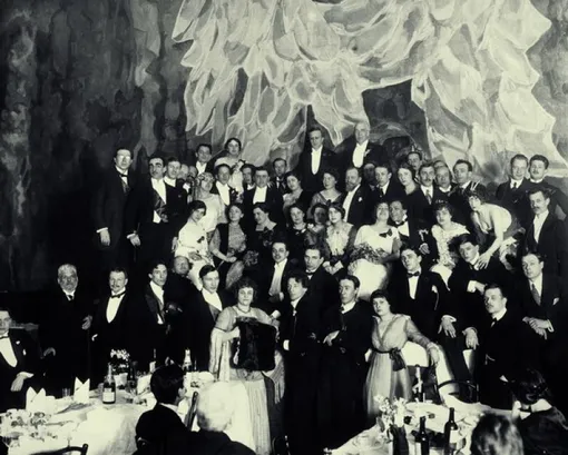 Чествование художественной общественностью труппы МХТ в Театральном зале Николая Шебеко, 28 апреля 1913 года