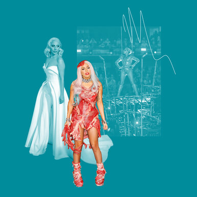 Оммажи Боуи, каблуки Маккуина и платья дивы: главные вехи в эволюции стиля Леди Гаги