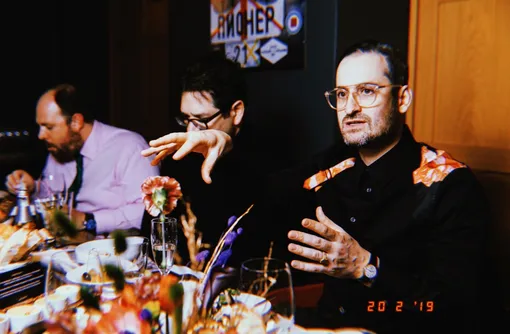 Ян Бонот и Питер Эттедги на «Ужине с Пионером»