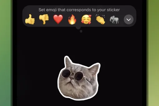 Telegram добавил возможность создавать стикеры в приложении