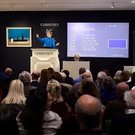 Картину Ива Кляйна продали за 1,7 млрд рублей на аукционе в Париже