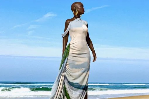 Дизайнер из Конго показала, какими могут быть модные показы будущего. Вместо моделей — 3D-одежда, которая «ходит» по подиуму