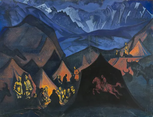 Николай Рерих, «Шепоты пустыни», 1925 Николай Рерих, «Шепоты пустыни», 1925