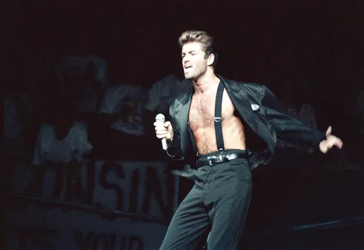 Джордж Майкл во время тура в 1989 году