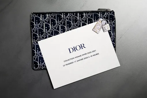 Прямая трансляция мужского показа Dior осень–зима 2020
