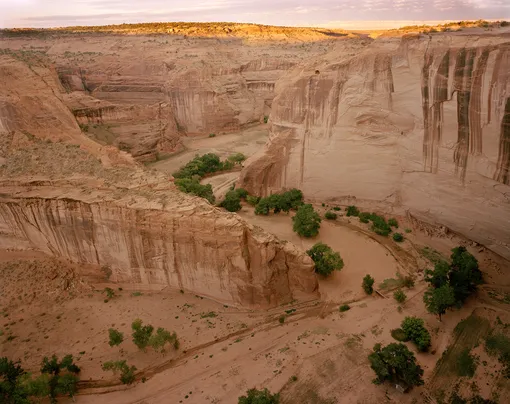 Antelope House Ruins, Canyon de Chelly National Monument, AZCanyon de Chelly is a labyrinth of three different canyons covering over 80,000 square miles and dotted with prehistoric rock art and ruins dating back over 5,000 years. The canyon is one of the longest continuously inhabited places in North America and is considered the sacred heart of Navajo culture, yet it’s under attack by developers and tourism, including a very popular 4x4 guided Jeep tour. On the right side of the image you can see the Antelope House Ruins, which are estimated to have been built around 700 CE.