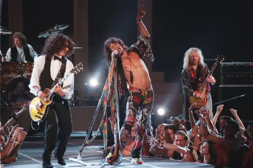 Группа Aerosmith на 11-й церемонии вручения премии MTV Video Music Awards, 8 сентября 1994 года