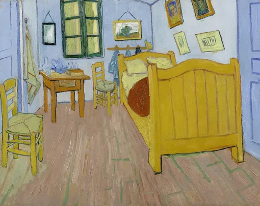 Винсент Ван Гог «Спальня в Арле» (первый вариант), 1888 год
