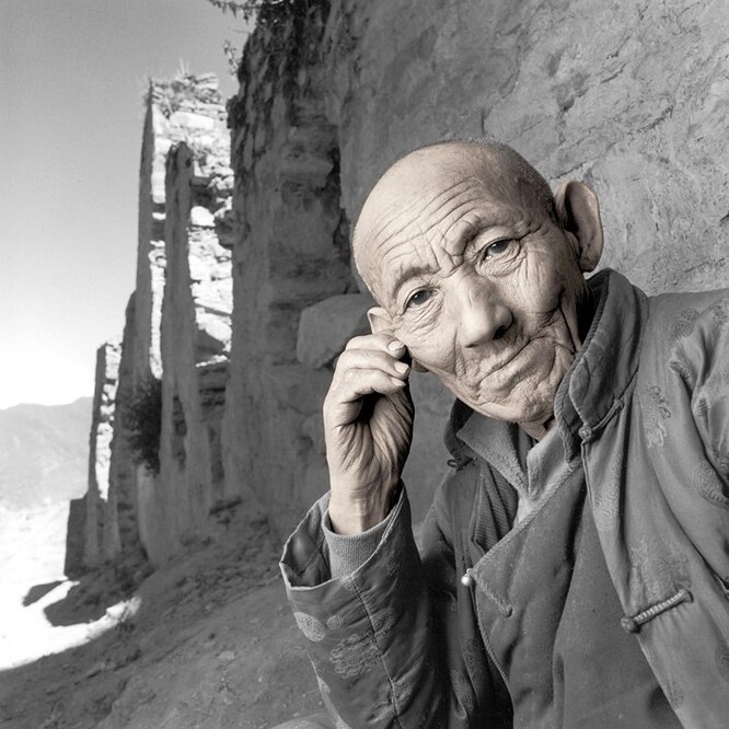 Самден, 72 года. Монастырь Ганден, Тибет.