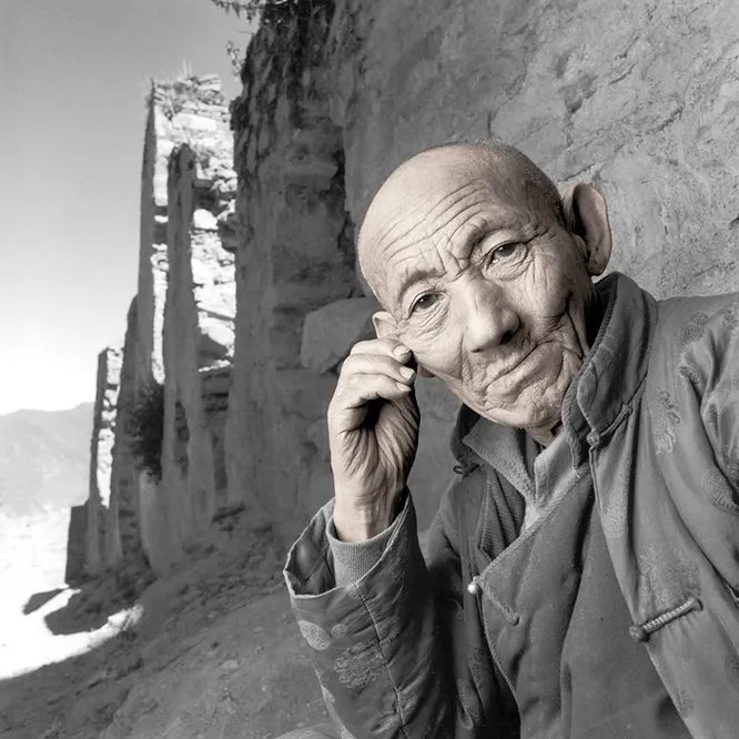 Самден, 72 года. Монастырь Ганден, Тибет.