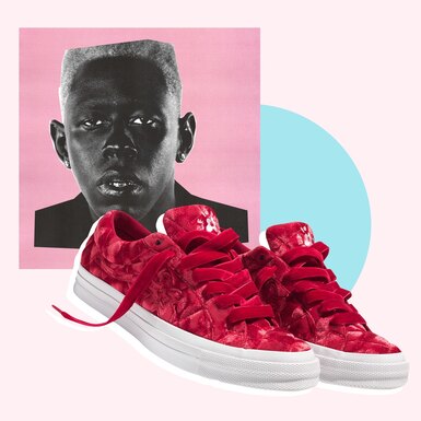 Кроссовки дня: бархатные «конверсы» от рэпера Tyler, The Creator как повод подумать о том, почему мы стесняемся носить слишком яркую одежду