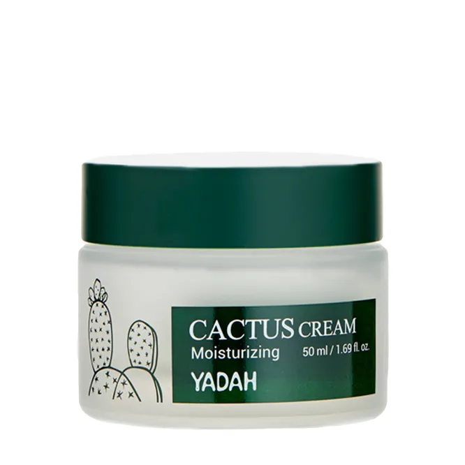 Крем для лица увлажняющий Cactus Cream с экстрактом опунции, Yadah