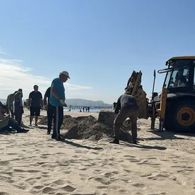 В Анапе завершился сбор мазута со дна Черного моря