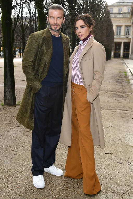 Дэвид и Виктория Бекхэм в Париже, январь 2018