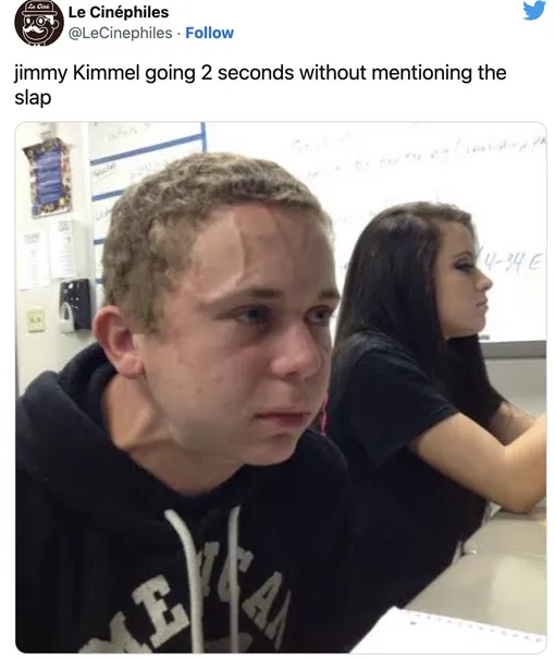 Джимми Киммел, когда целых две секунды не упоминал пощечину