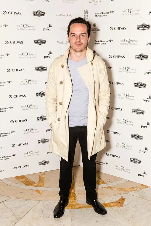 Actor Andrew Scott attends the press night for «High Society» at The Old Vic Theatre on May 14, 2015 in London, England. (Photo by )