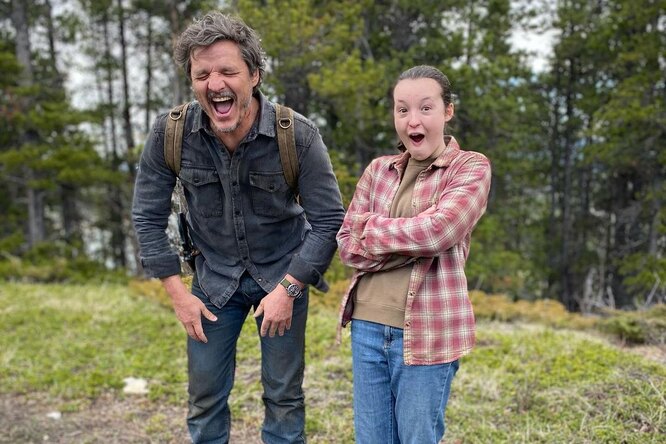 Педро Паскаль показал неудачный дубль финальной сцены сериала The Last of Us Педро Паскаль показал неудачный дубль финальной сцены сериала The Last of Us
