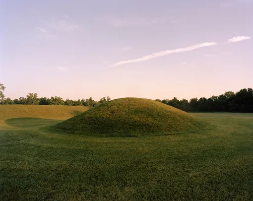 Reconstructed Burial Mound, Hopewell Culture National Historical Park, Chillicothe, OH