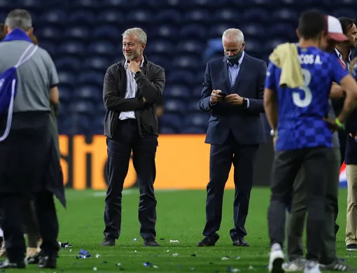 Porto, Portugal, 29th May 2021. Chelsea Owner Roman Abramovich Smiling On The Pitch Following His Teams Win During The UEFA Champions League Match At The Estadio Do Dragao, Porto. Picture Credit Should Read: David Klein Sportimage PUBLICATIONxNOTxINxUK SPI-1071-0185