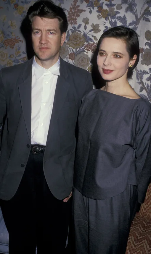 Дэвид Линч и Изабелла Росселлини в Bally's Hotel and Casino в Лаг-Вегасе, 1988 год
