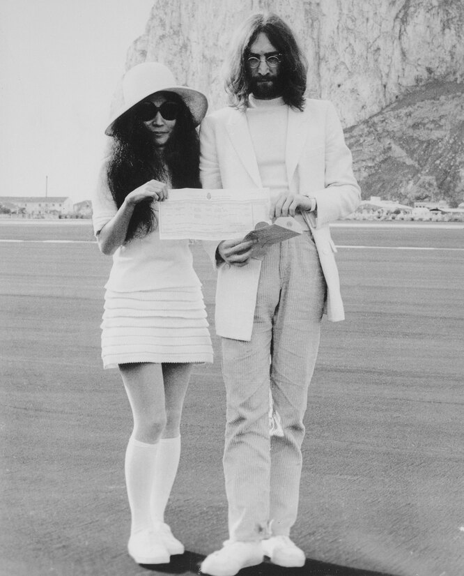 Йоко Оно и Джон Леннон, 1969