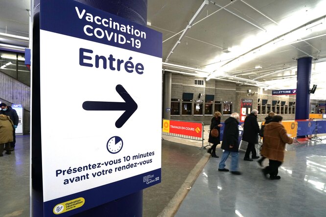 Канадский Квебек введет налог для непривитых от коронавируса жителей