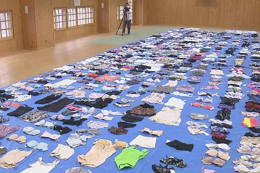 В Японии задержали 56-летнего мужчину, который подозревается в похищении 730 предметов женского нижнего белья из прачечных