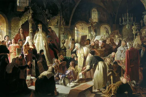 «Никита Пустосвят. Спор о вере», Василий Перов, 1880-1881