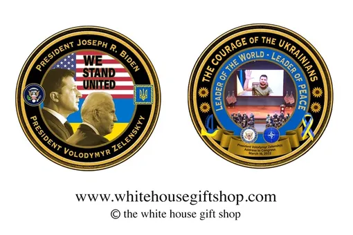 Белый дом продает коллекционные монеты с Владимиром Зеленским. По $100 за штуку