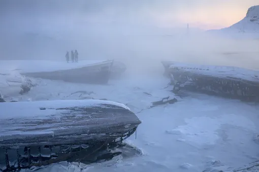 Кладбище кораблей в Териберке