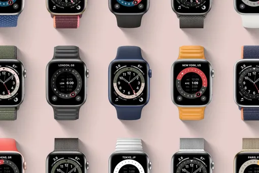 Apple представили часы шестого поколения. Новые Apple Watch Series 6 умеют измерять уровень кислорода в крови