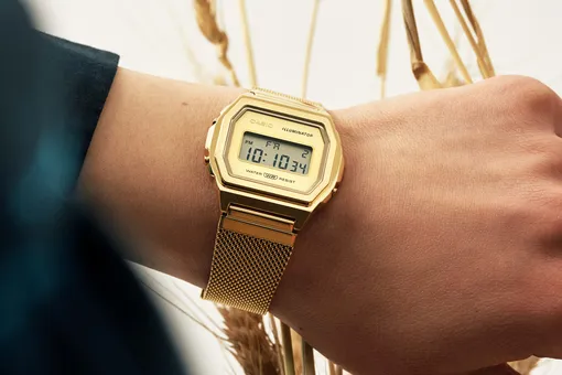 Casio представили первые часы в премиальной линейке бренда Vintage в оттенке «желтое золото»