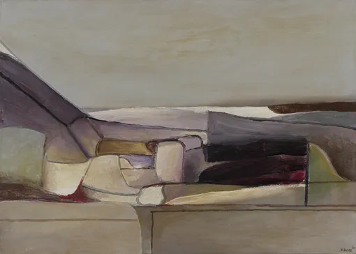 Игорь Вулох, Блочный пейзаж (диптих), 1970 Игорь Вулох, Блочный пейзаж (диптих), 1970