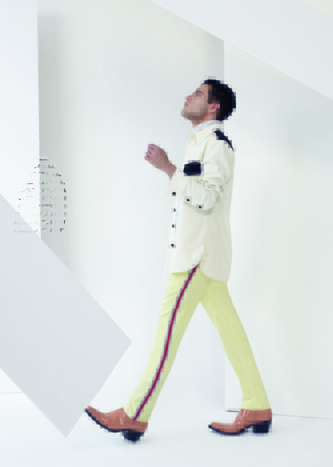 Рубашка, водолазка, брюки, казаки – все Calvin Klein 205W39NYC