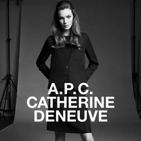 Эталонные шестидесятые: Катрин Денев создала коллекцию одежды для A.P.C.