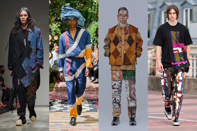 Yohji Yamamoto, Ahluwalia, Children of the Discordance, Dries Van Noten весна-лето 2023 Yohji Yamamoto, Ahluwalia, Children of the Discordance, Dries Van Noten весна-лето 2023