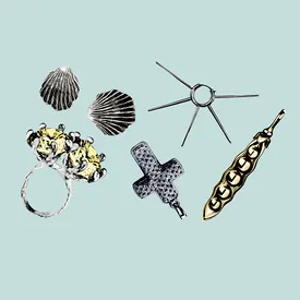 Метеориты, точилки и мобилки: 15 нетипичных ювелирных украшений российских брендов